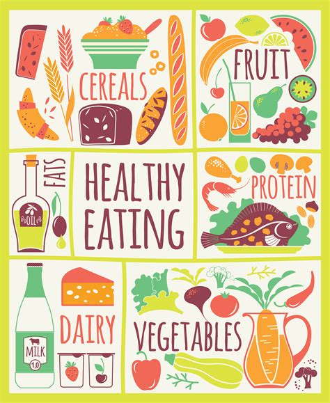 Vector Illustration Of Healthy Food 296548 Vector Art At Vecteezy