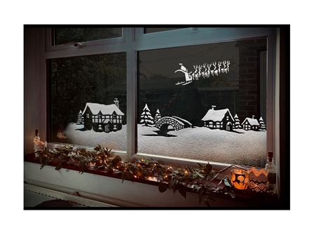 Win A Christmas Snow Windows Stencil Pack