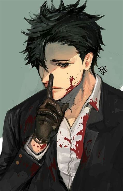 Create great digital art on your favorite topics from celebrities to anime, emo, goth, fantasy, vintage, and more! Anime Male • Yandere | Black Hair | Black Eyes | Anime ...
