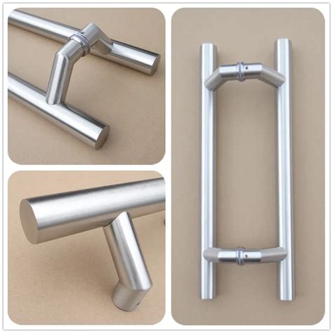 Rb Offset Double Sides H Type Stainless Steel Ladder Door Pull Handle Buy Offset Ladder