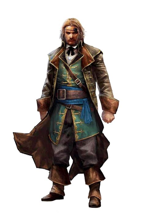 Human Noble Pirate Pathfinder Pfrpg Dnd Dandd D20 Fantasy Heroic Fantasy Fantasy Male Fantasy