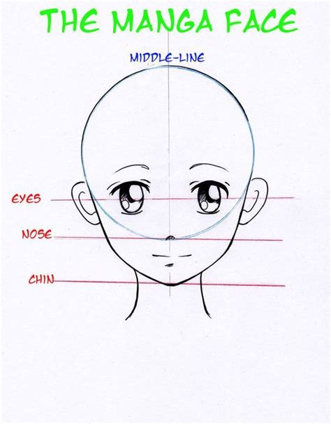 Manga Basic Head By ~nevaart Drawing Tutorials For Beginners