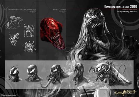 Venom And Carnage Concept Art Made By Unknown Symbiotes Marvel