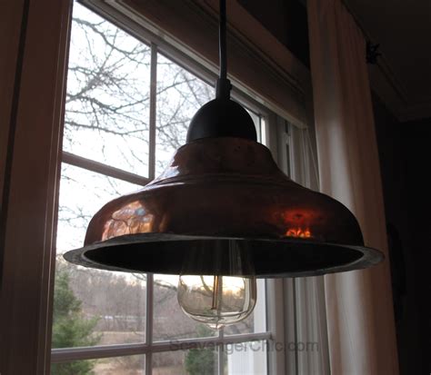 Easy Diy Copper Pendant Light Scavenger Chic