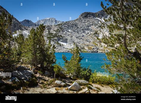 Mountain Lake In The Eastern Sierra Nevada Mountains California Usa