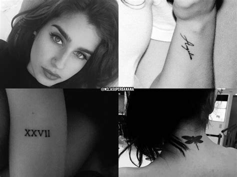 Lauren Jauregui Tattoos Camren Lauren Jauregui Tatuagem Delicada