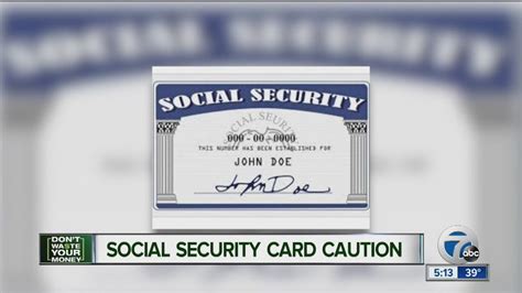 The popularity of prepaid cards is undeniable. Social Security card caution - YouTube