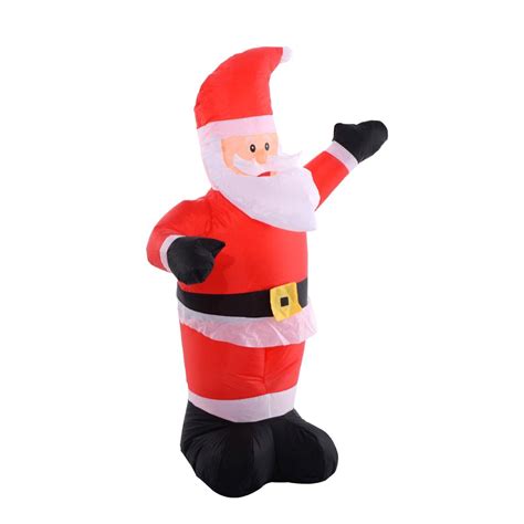 4 Ft Airblown Inflatable Christmas Santa Claus Lighted Decoration By