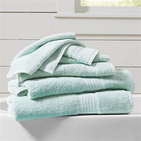 Brylanehome 6 Piece 100 Cotton Terry Towel Set 2 Bath Towels 2 Hand