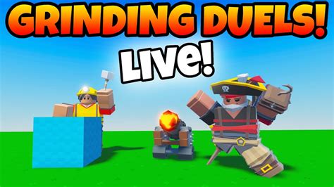 Grinding Duels 🔴live🔴 Roblox Bedwars Youtube