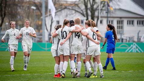 Em Quali Einstand Nach Maß Für U 19 Frauen Dfb Deutscher Fußball