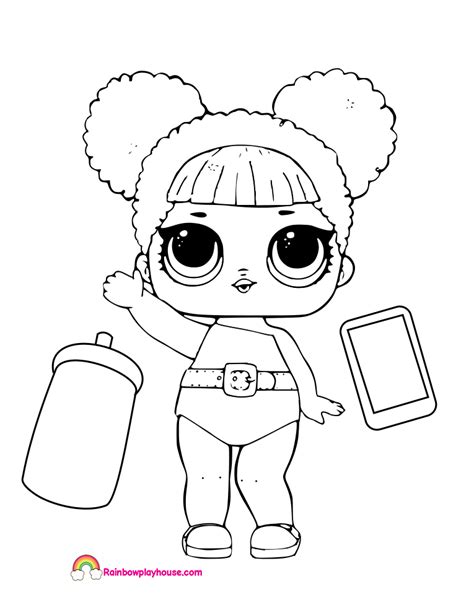 Lol Doll Coloring Pages At Free Printable Colorings
