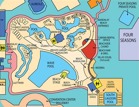 Mandalay Bay Pool Map Wisconsin State Parks Map