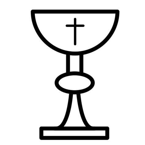 Catholic Chalice Christian Church Communion Icon