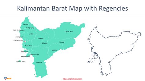 Gambar Peta Kalimantan Barat Koleksi Gambar