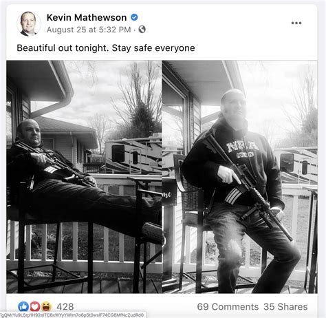 A man who had urged armed resistance to Kenosha protestors kept up a