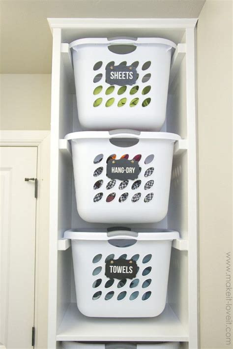 Wardrobe closet divider organiser for pull out tray drawer komplement 100x58cm. This DIY Laundry Basket Organizer Will Have Your Laundry ...