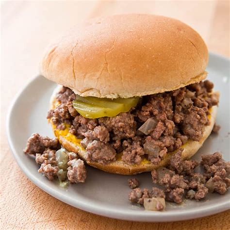 Iowa Loose Meat Sandwiches Cooks Country