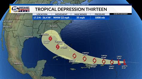 Tropical Depression 13 And 14 Expected To Reach Hurricane Status