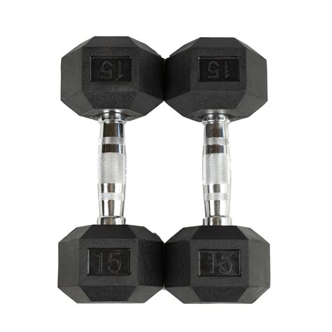 Rubber Hex Dumbbells Fitness Products Direct