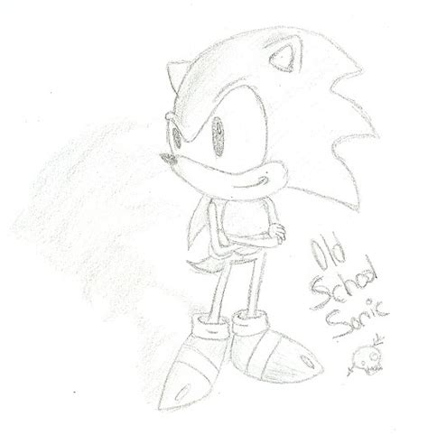 Old School Sonic By Iluvzelgadis On Deviantart