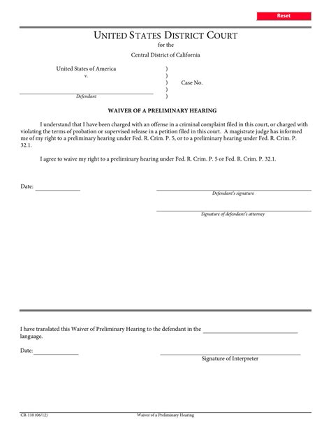Form Cr 110 Fill Out Sign Online And Download Fillable Pdf