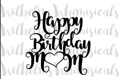 Download Happy Birthday Calligraphy For Mom
