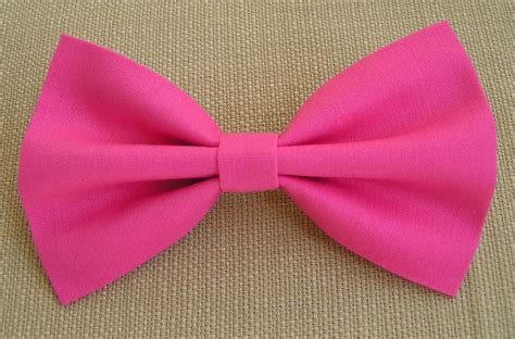 Hot Pink Hair Bow Hair Bows For Teens Women By Clipabowboutique