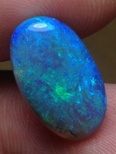 845ct Lightning Ridge Gem Black Crystal Opal Lr111