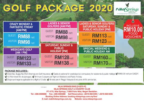 Pt 4770 nilai springs, setul, 71800, malaysia. Nilai Springs Golf & Country Club - Golf Tarif Nilai Hotel ...