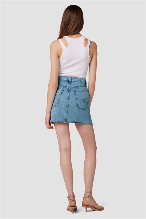 Viper Mini Skirt Premium Italian Fabric Hudson Jeans