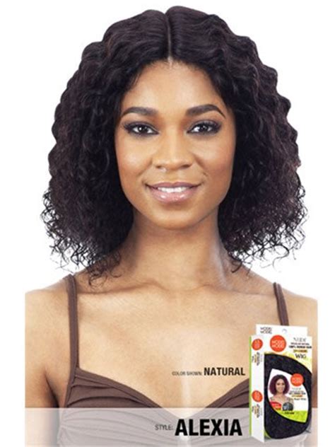 Model Model Nude Brazilian Human Hair Center Lace Part Wig Alexia