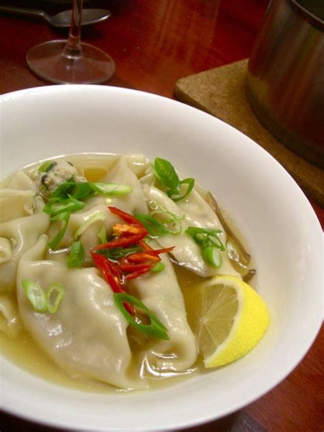 Then, place everything in an airtight bag the dumpling wrappers form a crust easily. Denis C. Bauer » Prawn Wonton Soup