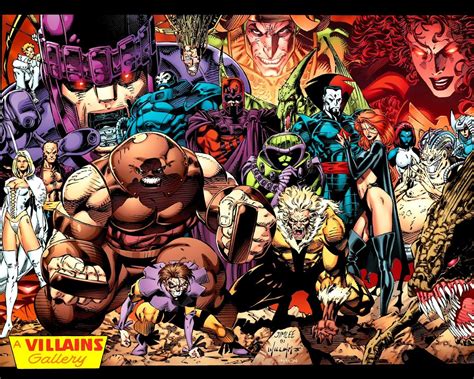 X Men Villains Jim Lee Marvel Comic Character Comic Book Characters