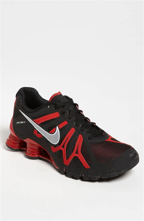 Nike Shox Turbo 13 Running Shoe Men In Red For Men Black Black Gym