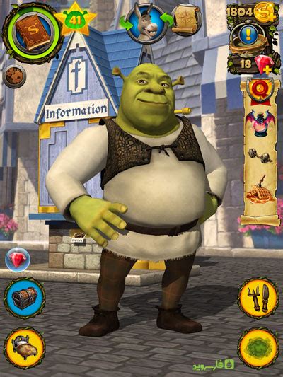 Download Pocket Shrek 211 Cool Shrek Android Game Mod Data Usroid