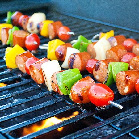 But when all of your friends and fam are watching their. Grilled Vegan & Chicken Sausage - Easy Healthy BBQ Food ...