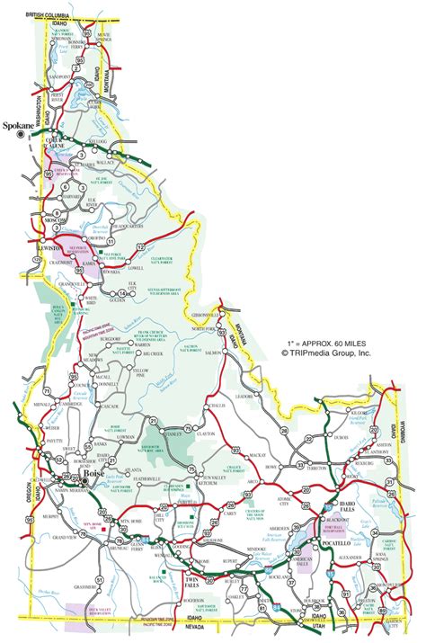 Idaho Maps and state information