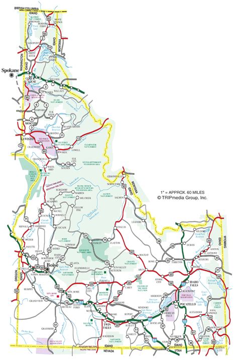 Idaho Maps And State Information