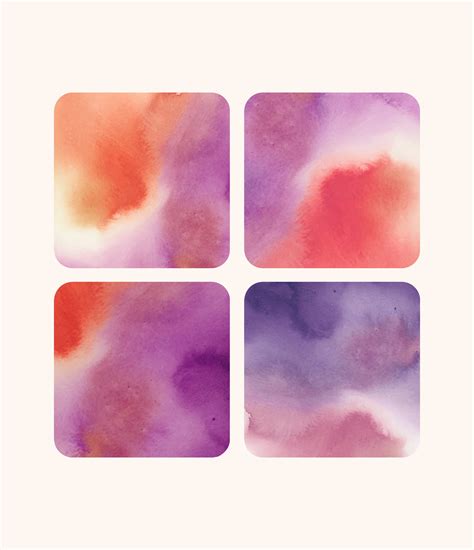 Square Shaped Watercolor Backgrounds Vector Download Free Vectors