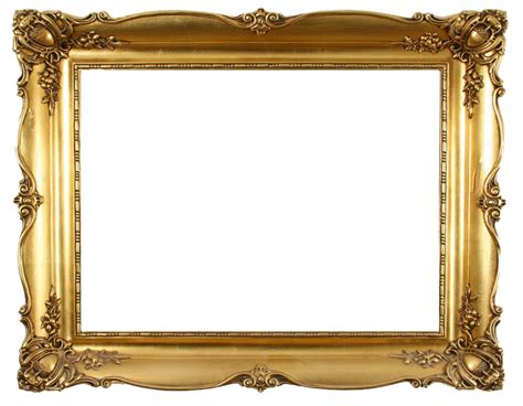 Golden Vintage Frame Png - 14,441 best vintage frame free vector
