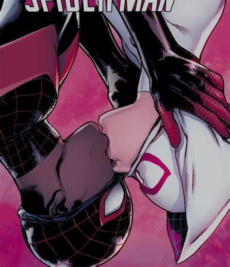 Spider Gwen And Miles Are Making Out All Over The Place