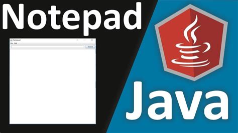 How To Create Notepad In Java Programming Youtube