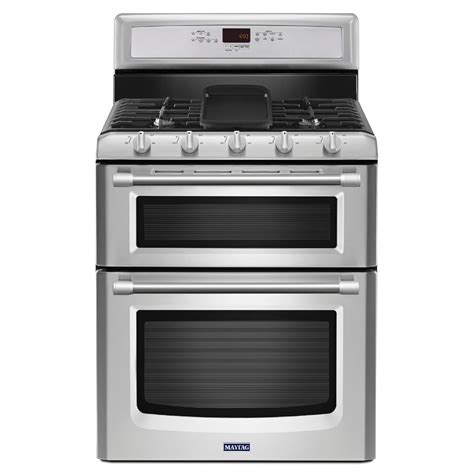 Maytag Mgt8820ds 60 Cu Ft Double Oven Gas Range Stainless