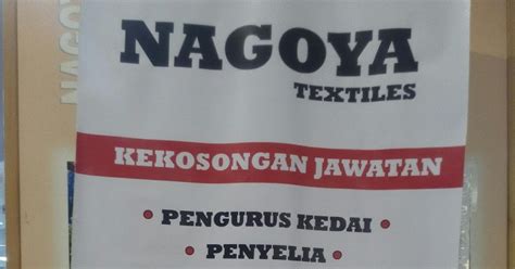 Jawatan kosong di qs pest control. Kerja Kosong di Nagoya Tesco Kota Bharu