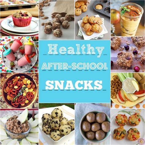 Healthy After School Snacks Via Healthy School