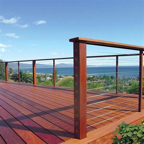 Stainless Steel Cable Railing Rainier Round Top From Ags Stainless