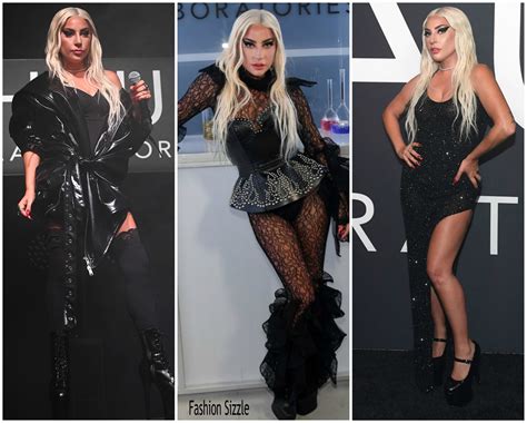 Lady Gaga Celebrates Launch Of Haus Laboratories Cosmetics Line Wearing Three Outfits