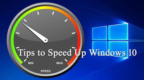 Speed Up Windows 10 Pc Within 5 Min Tips To Speed Up Windows 10 Pc