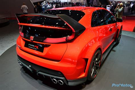 Live Geneva 2014 Honda Civic Type R Concept Dă Replica Europenelor